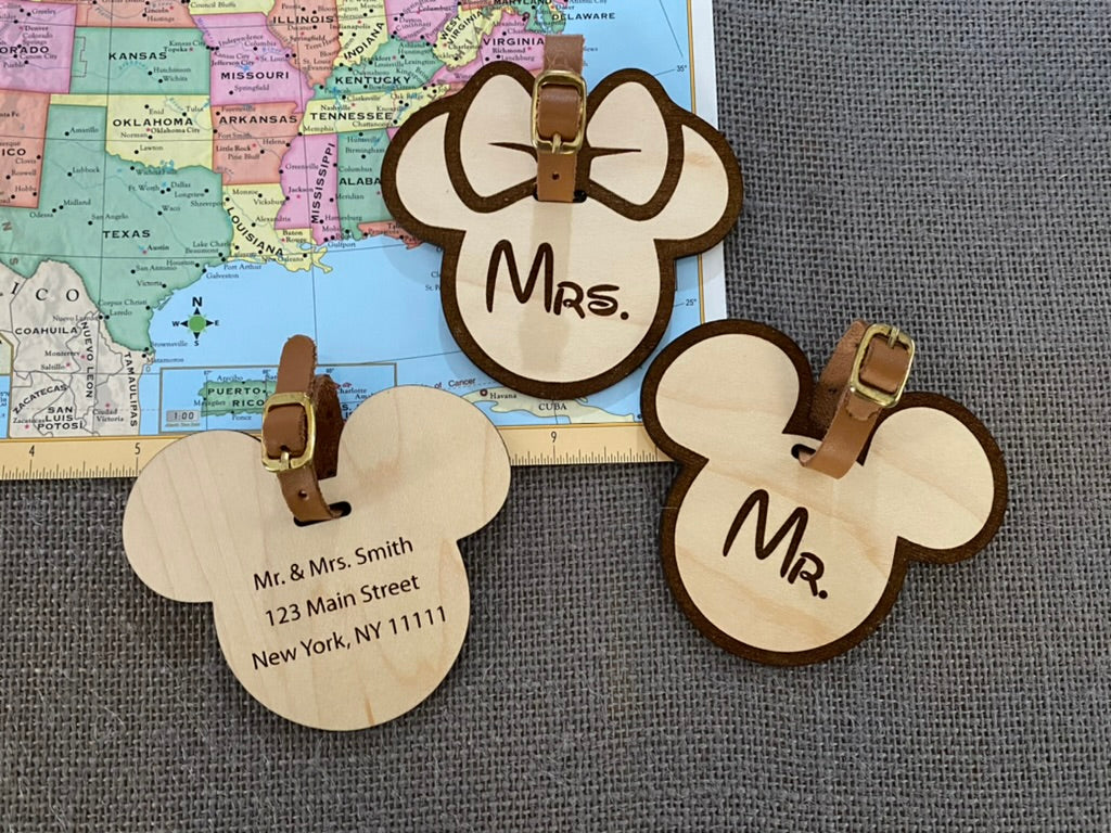 Mr. & Mrs. Magical Luggage Tags