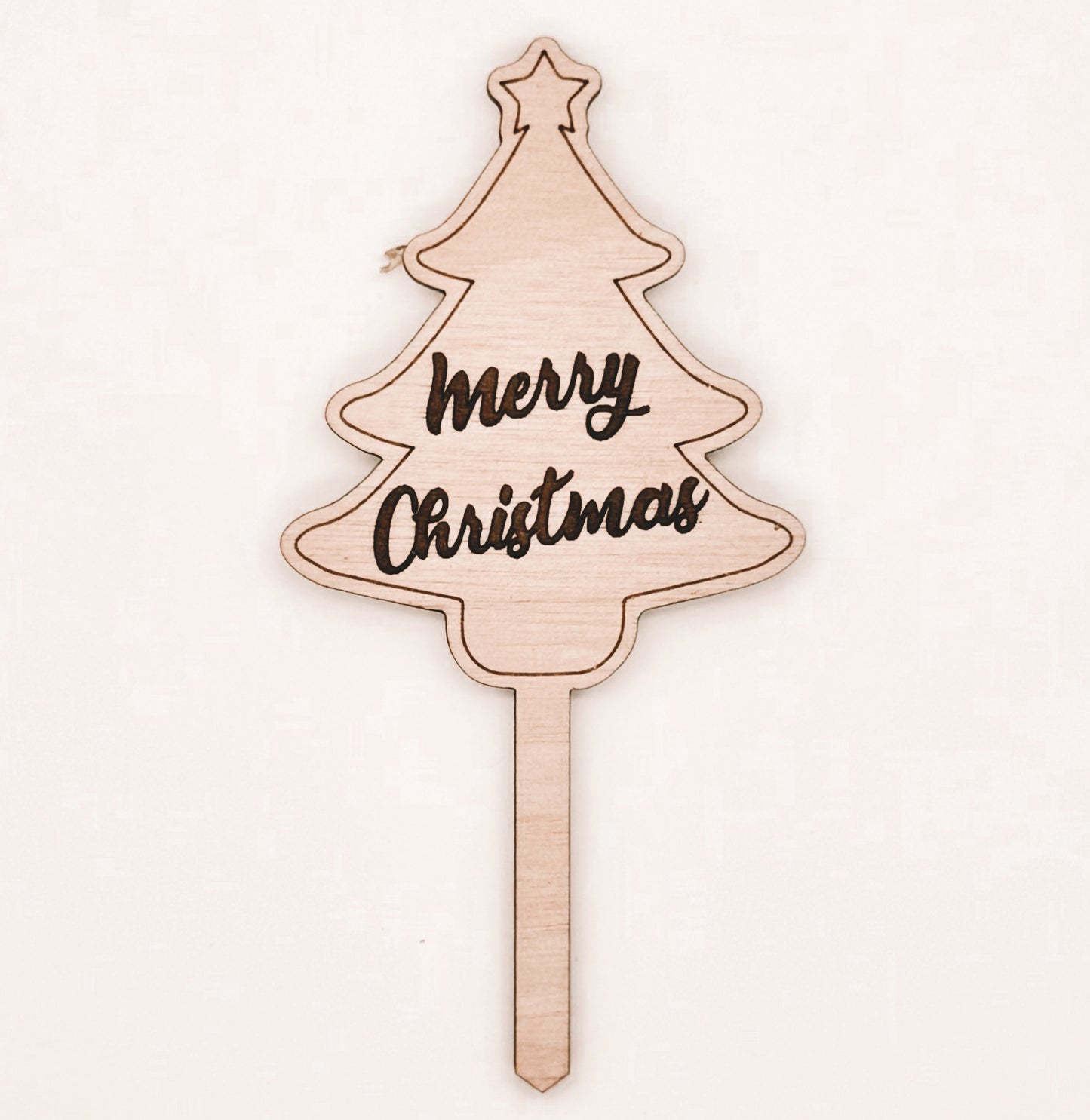 Merry Christmas Tree - Charcuterie Pick/ Cupcake Topper