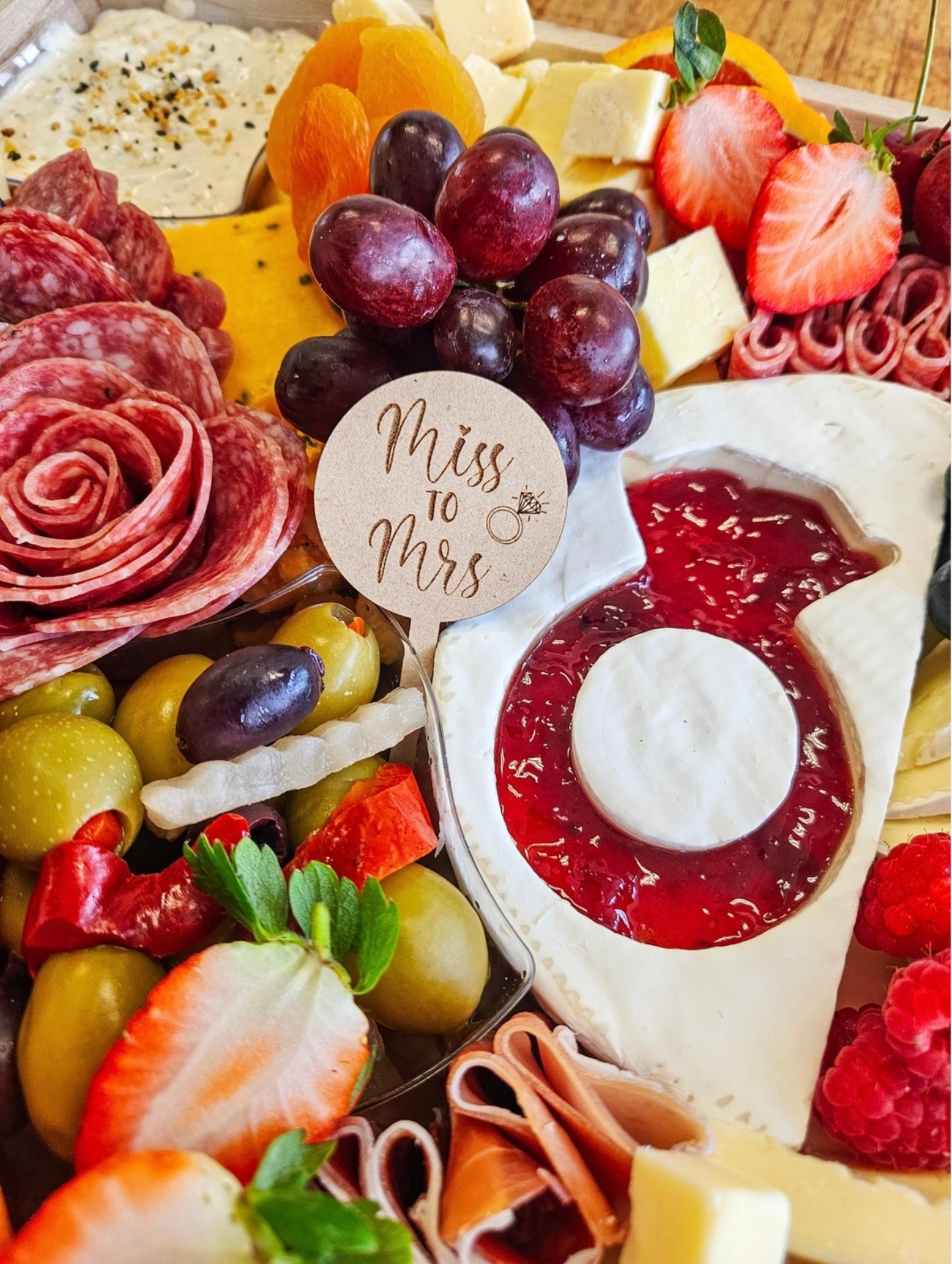 Miss to Mrs - Charcuterie Pick/ Cupcake Topper