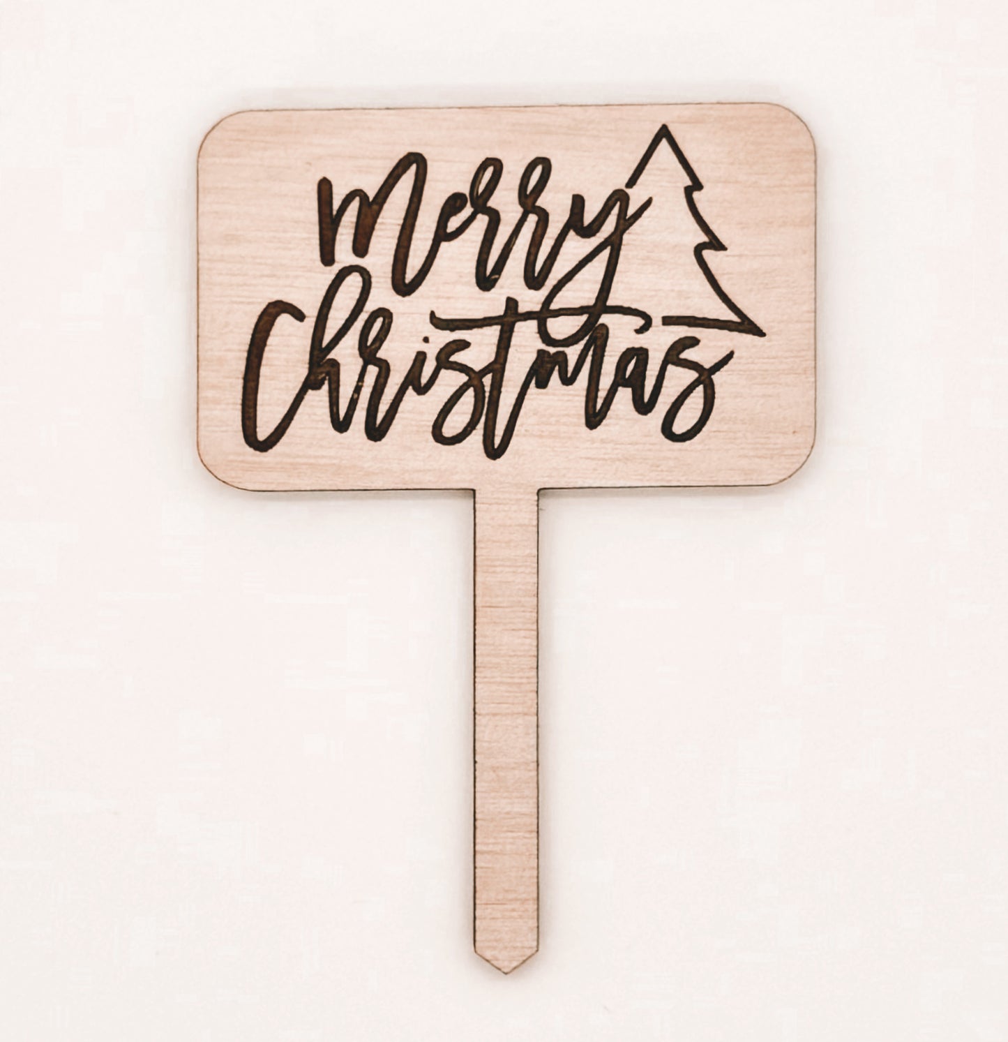 Merry Christmas  - Charcuterie Pick/ Cupcake Topper