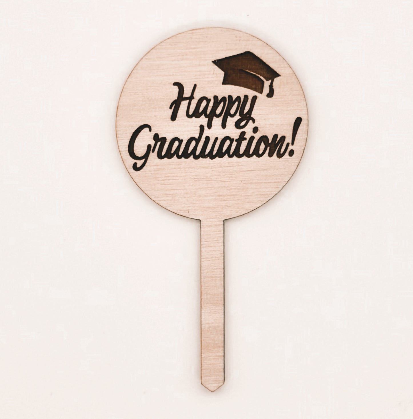 Happy Graduation with Cap- Charcuterie Pick/ Cupcake Topper